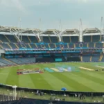 The huge Maharashtra Cricket Association Stadium