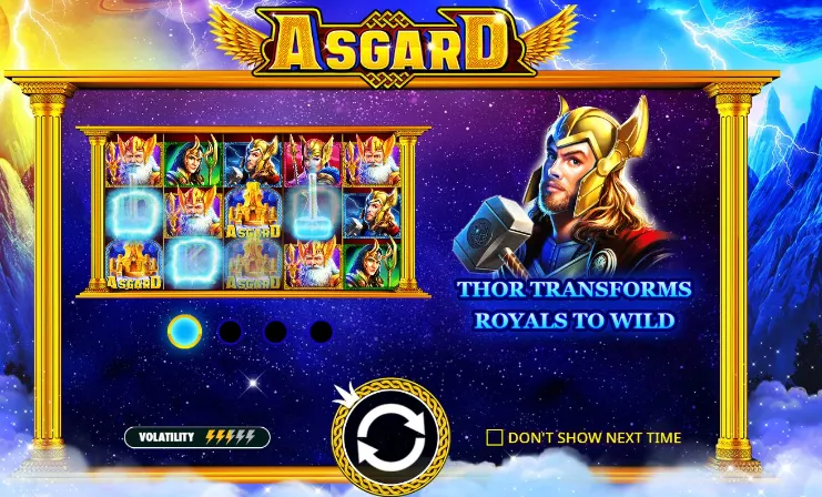 Guide to Playing Asgard Slot on the W Betting Platform