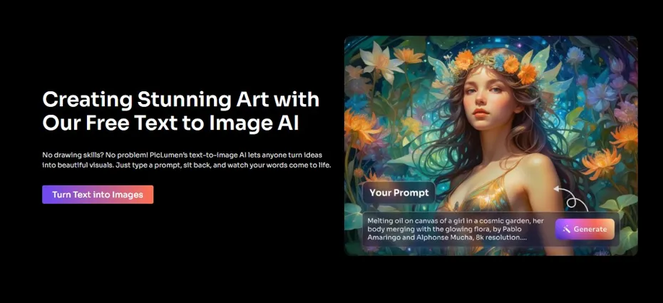 Turn Words into Art Explore PicLumen’s Powerful Text-to-Image AI ()